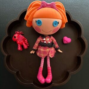 Lalaloopsy Bea Spells A lot Doll with Horse & accessory with some marks on face